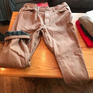 Duluth firehose flannel lined pants